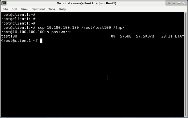 Start the copy process, slow as hell, but its again; virtualization inception, so for the test it doesn&rsquo;t matter at all
